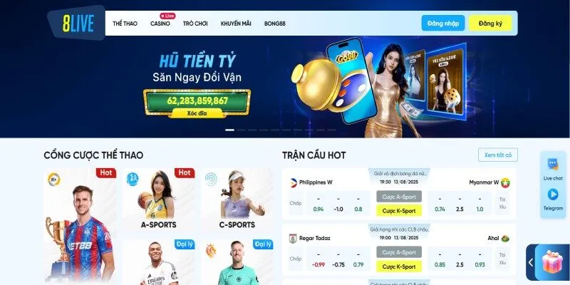 8LIVE - Review thông tin nhà cái chi tiết cho người chơi