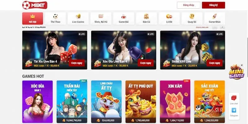 Thông tin giới thiệu về MIBET