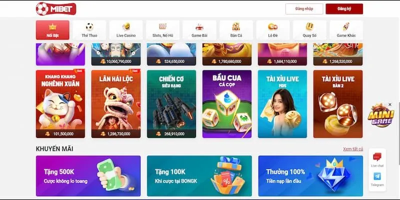 Một số ưu điểm cực kỳ là nổi bật của MIBET