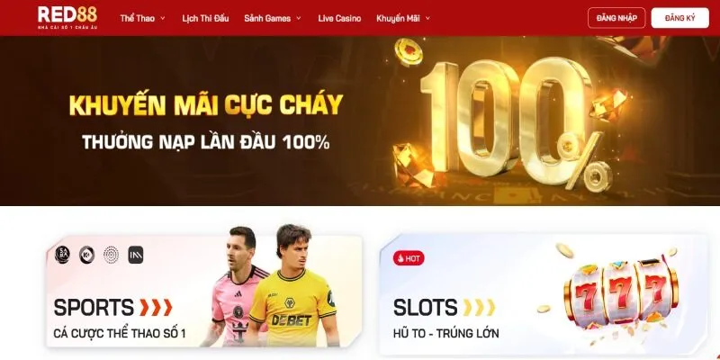 RED88 - Nhà cái uy tín số một trên thị trường cá cược