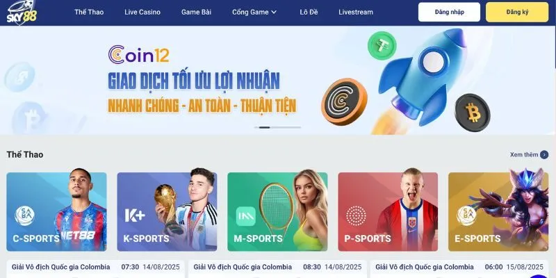 SKY88 - Địa điểm giải trí trực tuyến hàng đầu tại châu Á